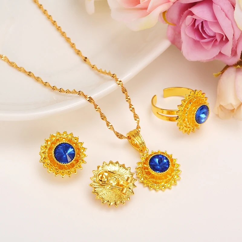 Bangrui-small-size-women-Ethiopian-jewelry-sets-24k-Gold-plated-rhinestone-earrings-ring-pendant-chain-jewelry