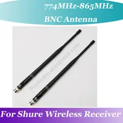 2 пары (4 шт.) OEM 10.1 "Телевизионные антенны BNC Инструменты для наращивания волос Для Shure UHF Беспроводной приемник 774-865 мГц