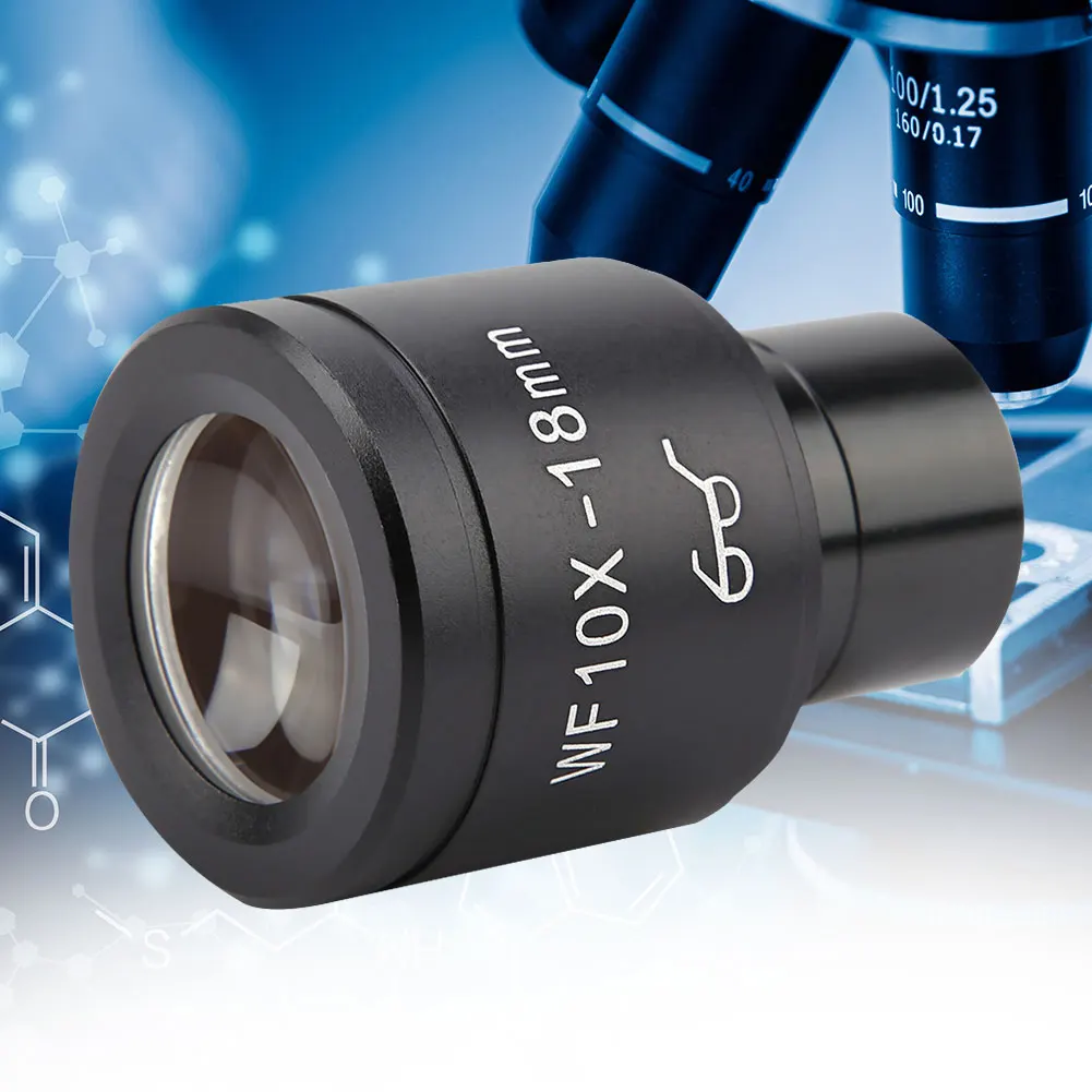 WF10X/18 мм Биологический микроскоп Широкий формат высокое eyepiont окуляр микроскопа объектив микроскопа части 23,2 мм
