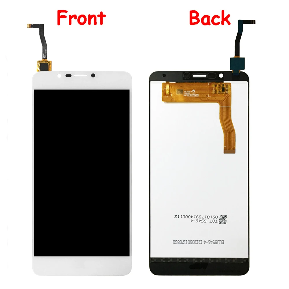 

Black/White For Wiko tommy 2 plus LCD Display and Touch Screen 5" Phone Accessories For tommy 2 plus display phone+Tools