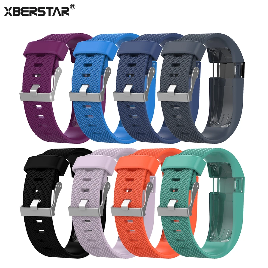 

XBERSTAR Strap Watchband for Fitbit Charge HR Wireless Activity Tracker Metal Buckle Wrist Band