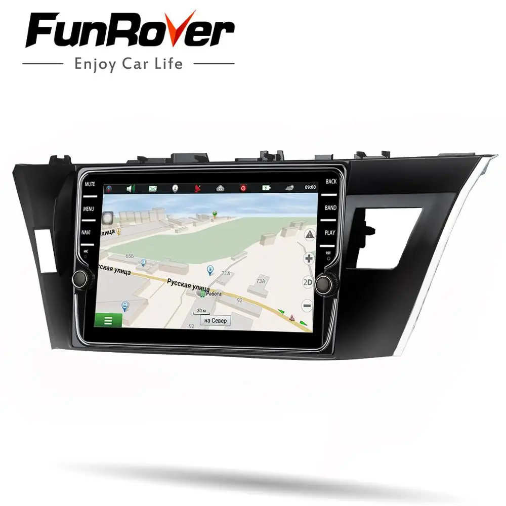 Top Funrover Car Radio Multimedia 9" 2 din Android 8.0 dvd player gps for Toyota Corolla 2014 2015 headunit navigation stereo wifi 2 Top Funrover Car Radio Multimedia 9" 2 din Android 8.0 dvd player gps for Toyota Corolla 2014 2015 headunit navigation stereo wifi 2