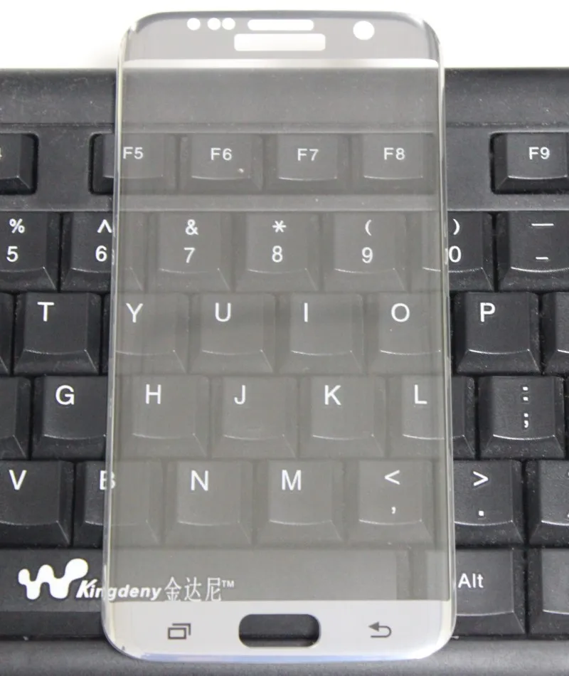 S7 EDGE 3D TEMPERED GLASS SILVER