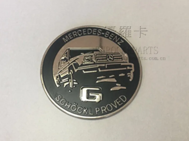 Stainless Steel G Class  G500 G550 G350 G63 G65 35th Anniversary embelms  (3)