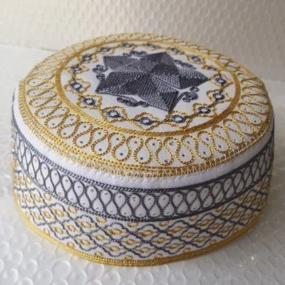 Мужские шапки для молитвы, африканские мусульманские ислам, Kippah, Арабская шапка, s Musulman, Рамадан, Arabia, Moslim Tulband, обертывание, Бог, мусульманская молитва, мужская шапка - Цвет: grey  Prayer Hats