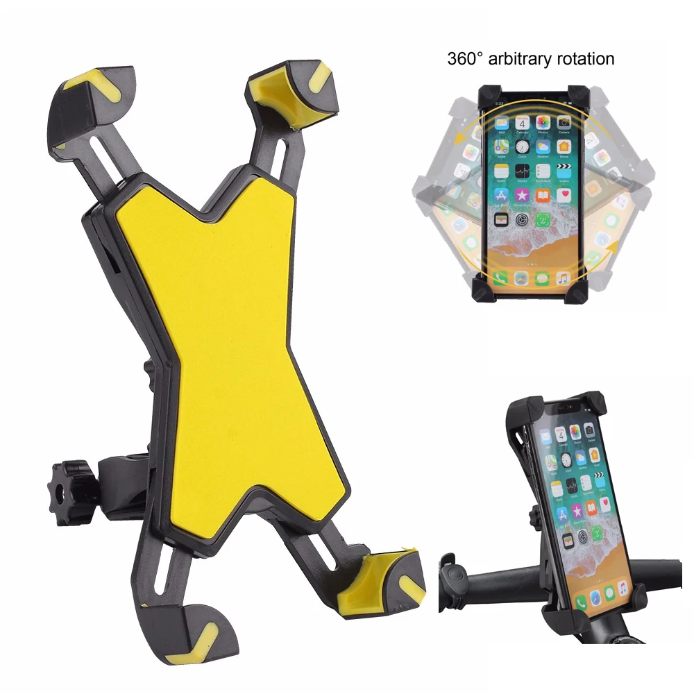 Outdoor Bike Phone Mount Holder Universal mobile phone Bicycle Cell Phone Holder Riding Mobile Mount Navigation Fixed Bracket