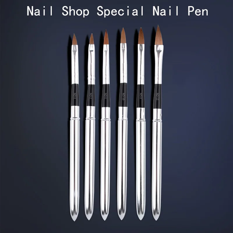 

Nails Art Tool Brushes Pen 6 Pcs Design Drawing Painting Dotting Tools Popular UV Gel Acrylic Brushes Pen DIY Gel Nails Polishes