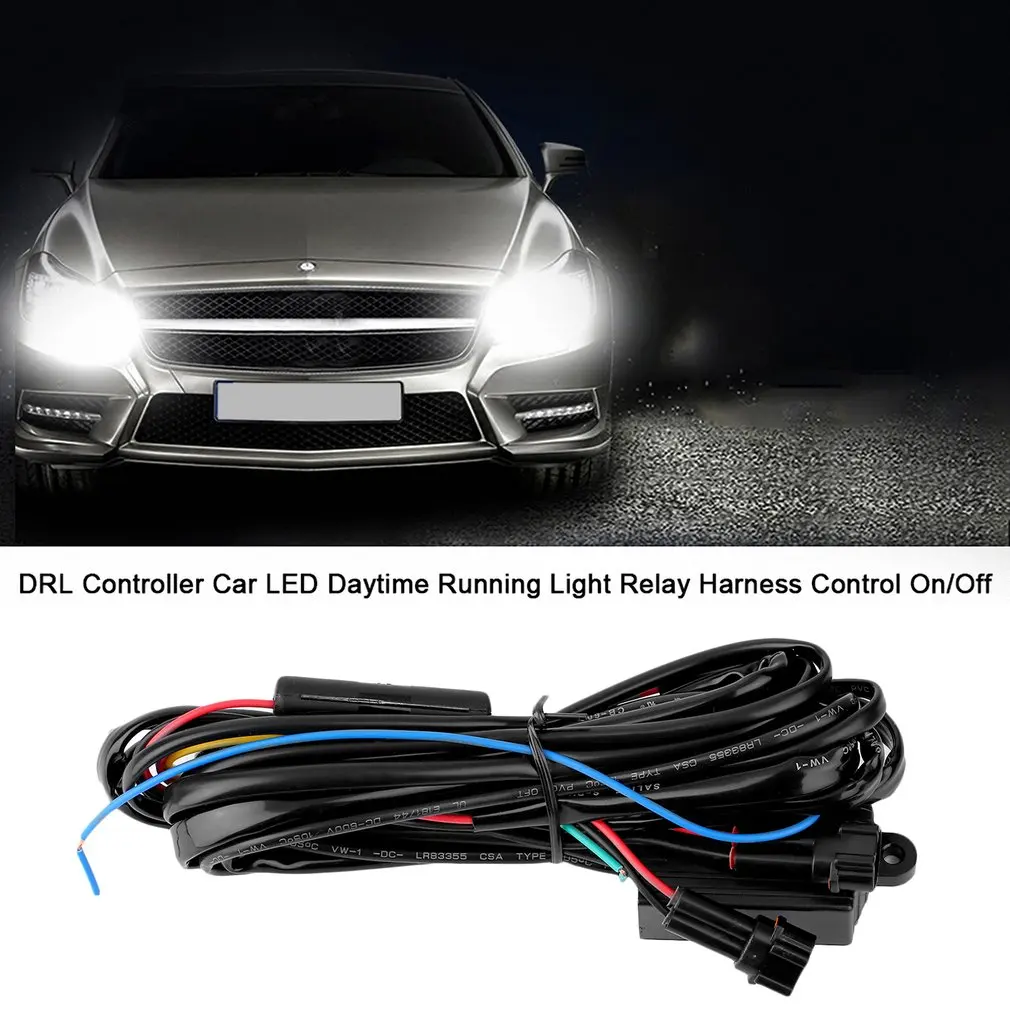 Drl Controller Auto Car Led Daytime Running Light Relay