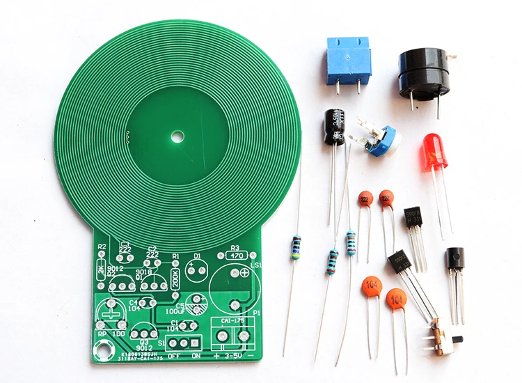 Diy Электронный набор, металлический детектор, электронный детектор, запчасти, DIY, Сварочная доска для соревнований по мастерству