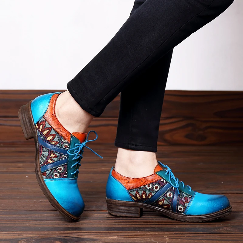 SONDR chaussures femmes nouveau/2019 г. туфли лодочки женская обувь на шнуровке синий каблук zapatos