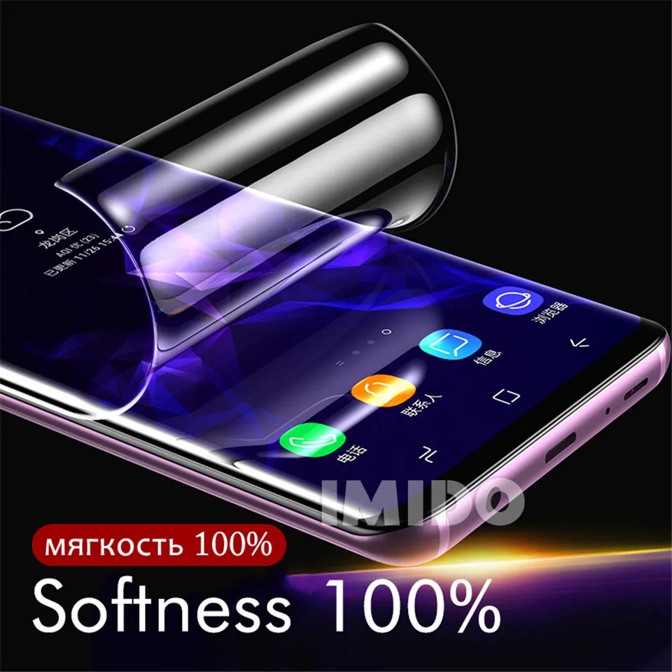 Soft film For Samsung Galaxy S10 Plus Soft TPU Front Full Cover S8 S9 Plus Note 8 9 Screen Protector Transparent Protective Film + Clean Tools 3 (2)