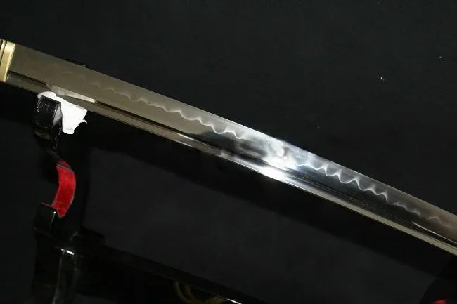 Высокое качество 1095 высокоуглеродистой стали глины закаленного самурайский меч катана