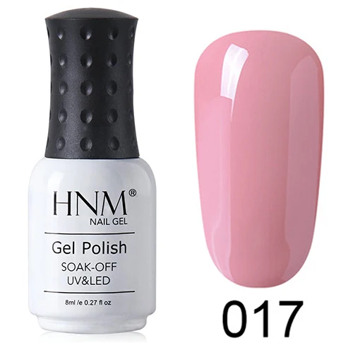 017 HNM 8 мл розовое золото Bling УФ гель лак для ногтей светодиодный светильник мерцающий Алмазный блеск замочить от блестящих блесток Vernis Эмаль Гель лак - Цвет: 017