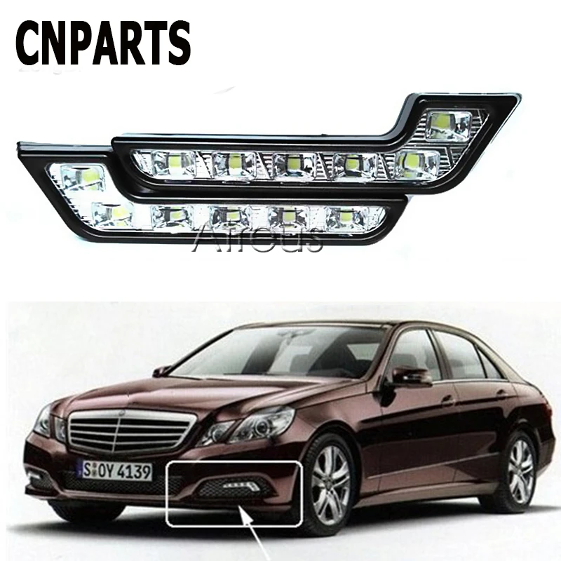 

CNPARTS 2Pcs Car DRL LED Daytime Running Lights Fog Lamp For Audi A4 B7 B5 A6 C6 Q5 TT Honda Civic 2006-2011 Fit Accord CRV HRV