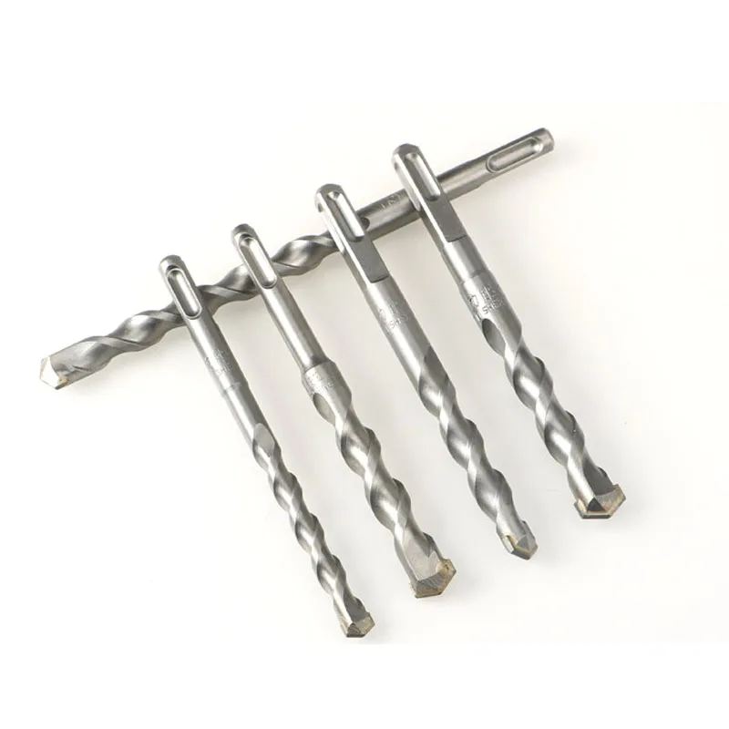 1pc 6 8 10 12mm Hole Saw Drilling Square Handle 150mm Electric Punch Hammer Drill Bits For Wall Concrete Brick Masonry Bit