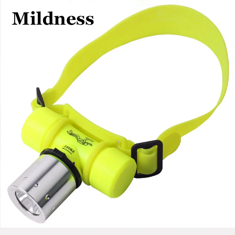 Mildness LED Headlamp Waterproof Underwater 1200 Lumen XM-L XML T2 60m Diving Headlight Dive Head Light Torch Lamp 18650/AAA | Освещение