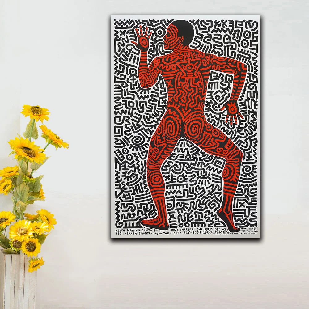 000 Keith Haring - Tony Shafrazi Gallery Poster 105 3