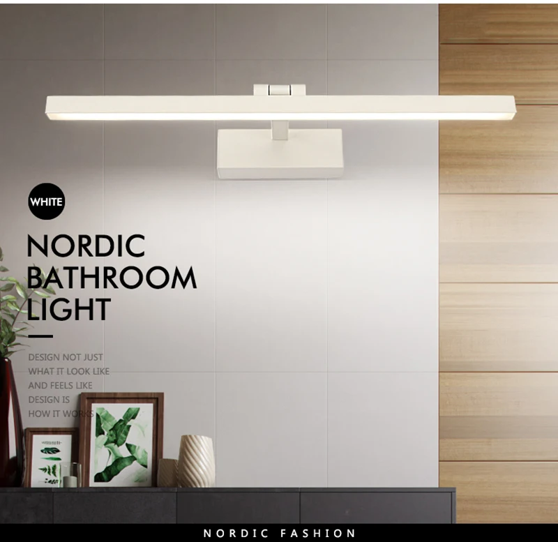  Modern Led Bathroom Vanity Table Mirror Wall Light Mounted Industrial Bedroom Makeup Wall Lamp Ligh