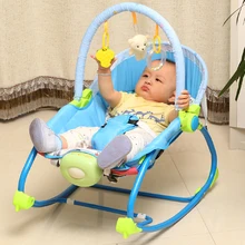 A baby cradle rocking chair portable