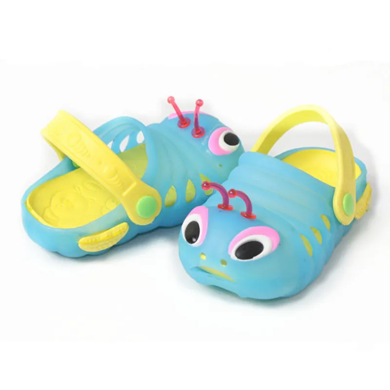 Mizi Terjojo для маленьких девочек мальчиков сандалии детские летние Красивые Sandalia Infantil Дети 3D стереоскопического Caterpillar узор обувь JM25