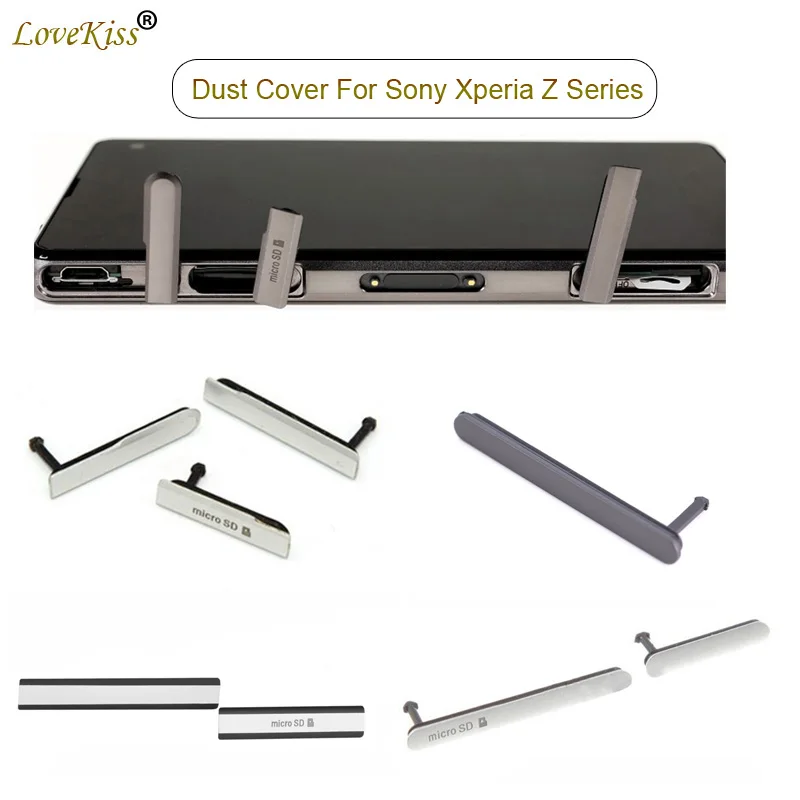 

Z3 SIM Card Micro SD USB Charging Port Slot Block Cover For Sony Xperia Z5 Premium Z3 Compact Z2 Z1 Z1mini Z3mini Dust Plug Case