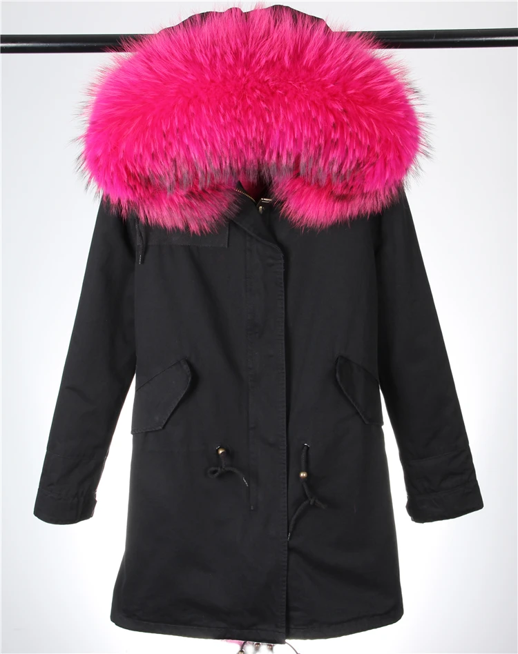 Парка с черным мехом Парка с черным мехом