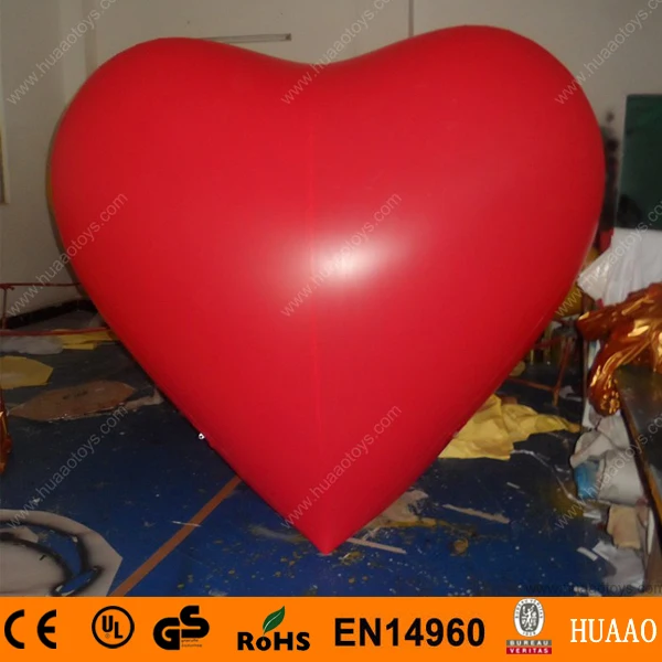 

Free shipping 2m/6.5ft Giant PVC inflatable heart balloon for wedding