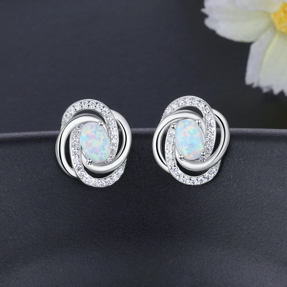 925 Sterling Silver Stud Earrings (10)