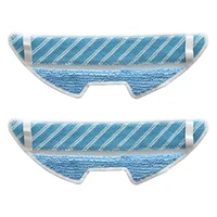 Sweeping Mop Cloths Robot​ Vacuum cleaner For Conga 1290 1390 Series 2pcs Cleaning Rags Tool Replacement Part Set