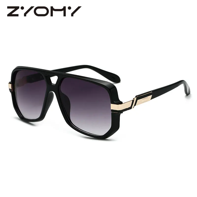 

Brand Designer Oversized Women Eyewear Men Sunglasses Gradient Lenses UV400 Oculos de sol Feminino Double Beam Big Frame 2018