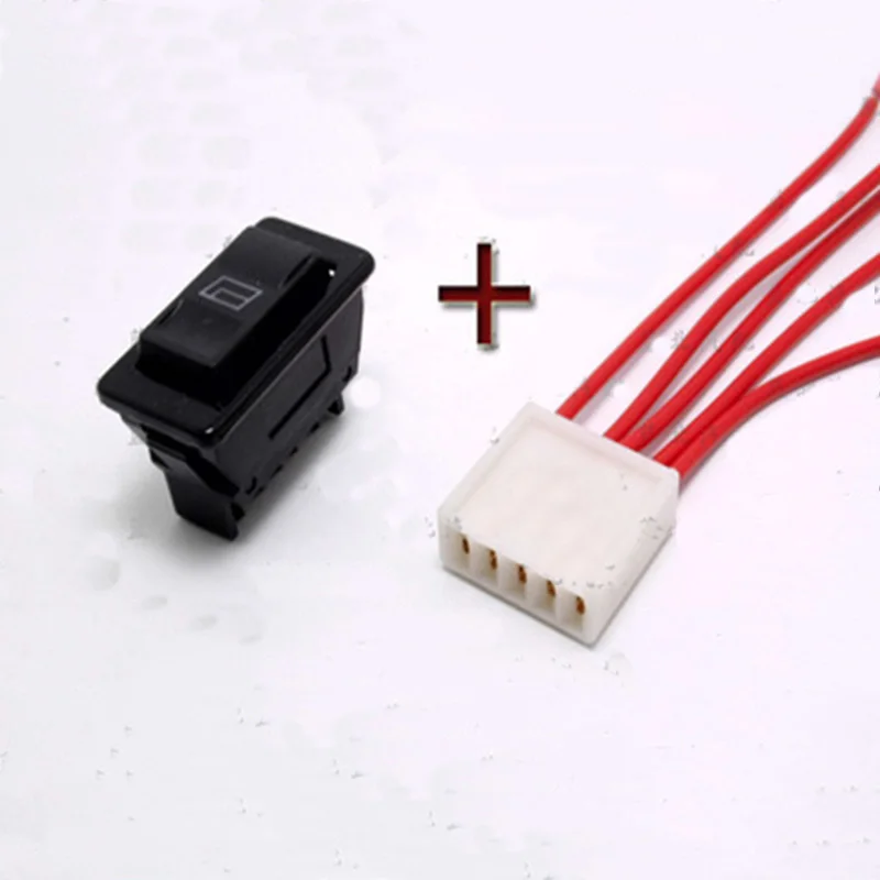 1set With red light car window regulator switch power window switch
