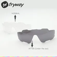 Tryway фотохромная линза высшего качества JBR объектив/близорукость рамки/поляризованные велосипедные линзы/Цветные MTB дорожный объектив