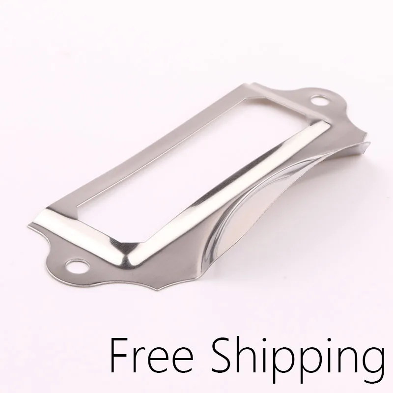 90*37mm Furniture Hardware Accessories Drawer bookcase Label Box