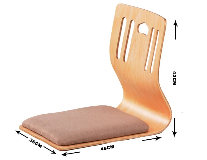 4pcs/lot Japanese Style Zaisu Chair Thick Cushion 2 Finish Living Room Furniture Asian Traditional Tatami Floor Legless Chair