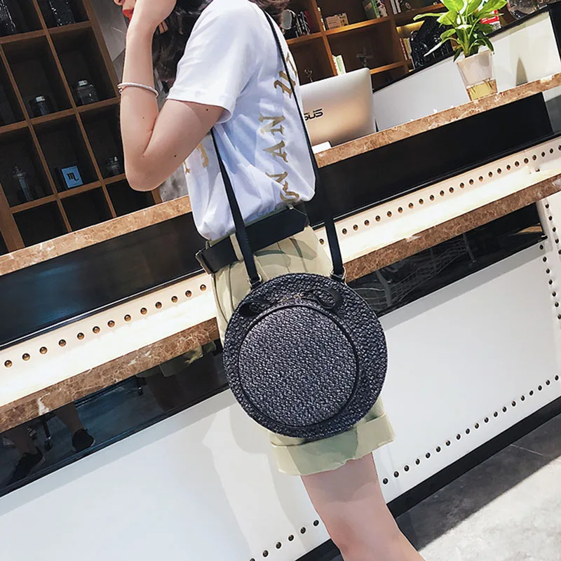 New Fashion Women Summer Straw Backpack INS Popular Female Hat Back Pack Lady Travel Casual Mochila Stripe Knit Crossbody BP3008 (23)