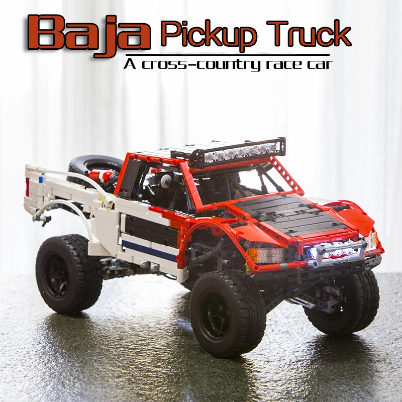 

Lepin 23013 Technic RC Pickup Truck The SUV Off-road Car Creator 2314Pcs Remote-Control MOC Building Blocks Toys for Children