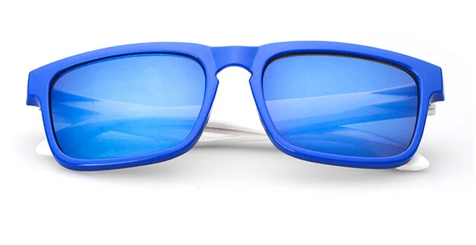 Новинка; Лидер продаж классические детские Солнцезащитные очки для женщин унисекс для мальчиков и девочек Защита от солнца очки Óculos De Sol Покрытие Зеркальные малыш Спортивные очки uv400 - Цвет линз: Blue