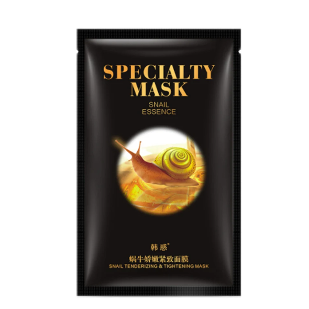 Snail Nourish Essence Mask Moisturizing Face Mask Oil Control Shrink