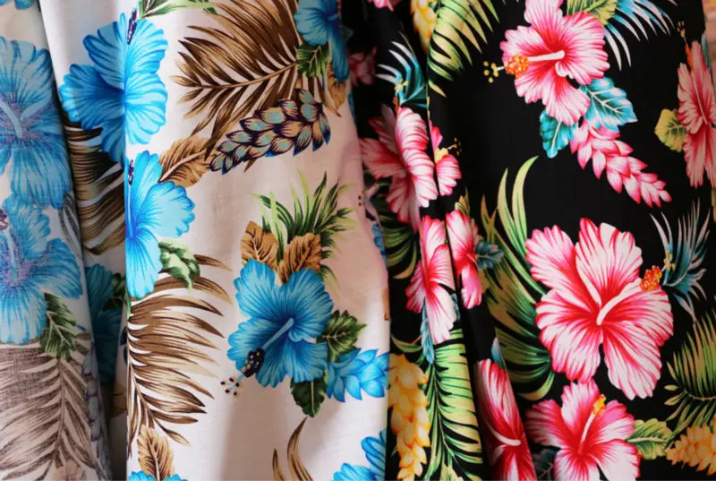 

Tropical Rainforest Style Cotton Printed Floral Leaves Dress Tissu Sewing Textile Fabric Meter Cloth 2029BL
