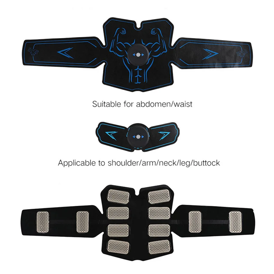 Smart Abdominal Muscle Stimulator Training EMS Abs Trainer Home Gym Trainer Fitness Gear Equipment Stimulator Muscle Exerciser