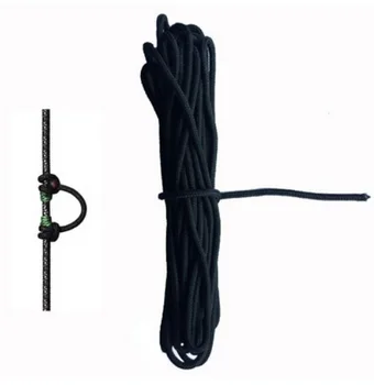 

9FT Black SUPER RELEASE Nocking D LOOP Archery Bow Rope D-loop string