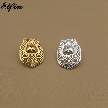 

Elfin Wholesale Chow Chow Brooches Gold Color Silver Color Trendy Chow Chow Dog Brooches Jewellery Men