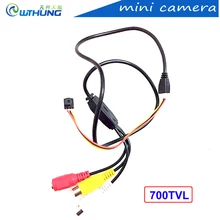 Hot sale high quality 700TVL 3.7mm lens super small 8*8mm color video camera HD Tiny Mini home Security CCTV Pin Hole Camera