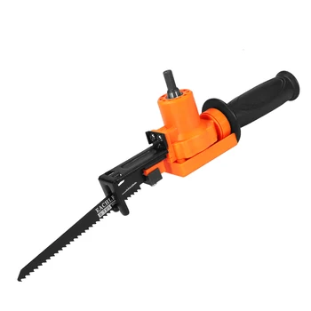 

Cordless Reciprocating Saw Metal Cutting Wood Cutting Tool Electric Drill Attachment With Blades Power Tool