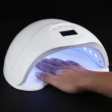 Быстрое сушильное устройство SUN5 Plus 48 Вт Светодиодный УФ лампа Сушилка для ногтей автоматический датчик включения и выключения отверждения гель лак для ногтей с ЖК-экраном