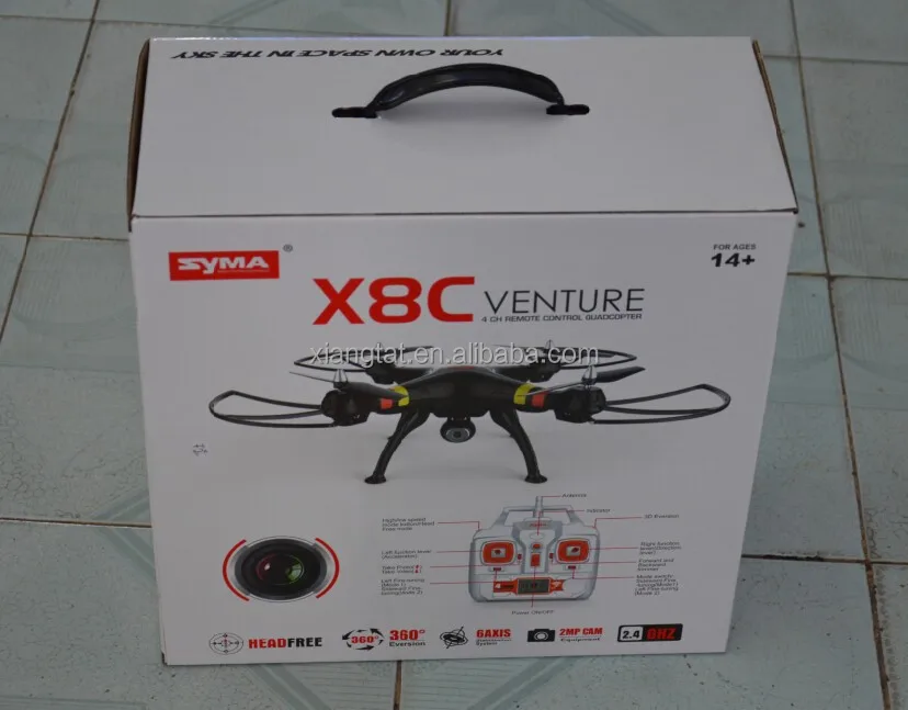 SYMA X8C 2.4 г 4ch 6 оси предприятие с 2mp Широкий формат Камера Мультикоптер Дрон RTF