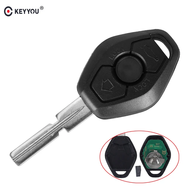 Con Chip 433Mhz ID46 E Batteria Ricambio Chiave Bmw Serie - Foto 9