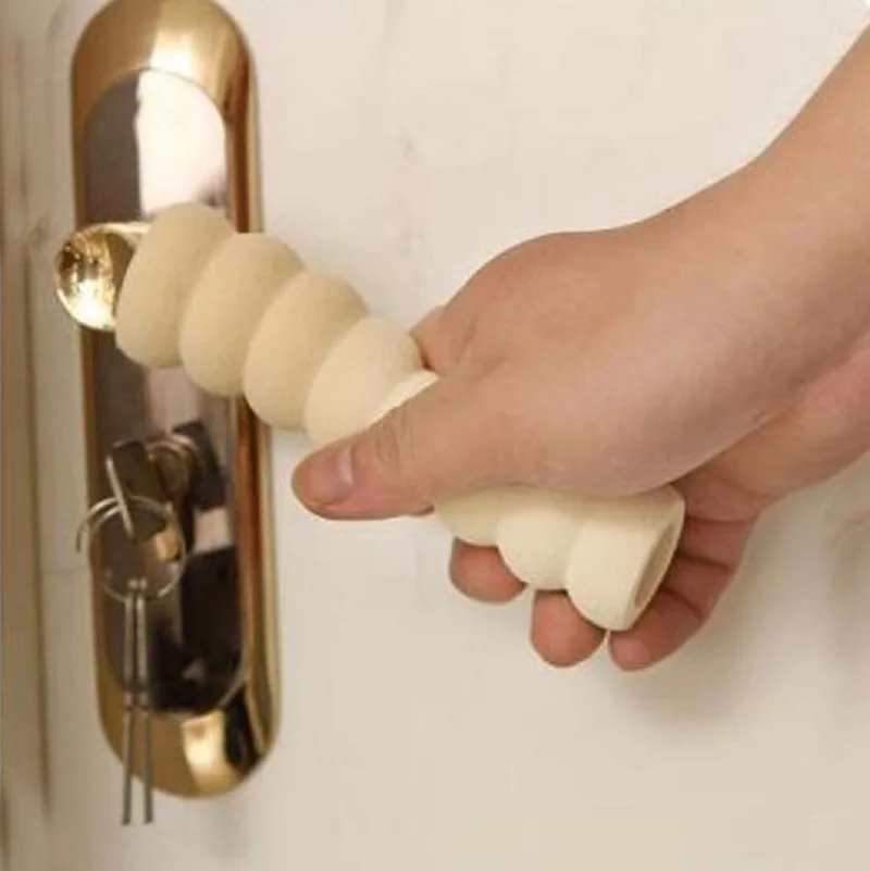 

3pcs Doorknob Wall Mute Crash Pad Cushion Cabinet Door Handle Lock Silencer protective sleeve Anti-collision House Door Stopper