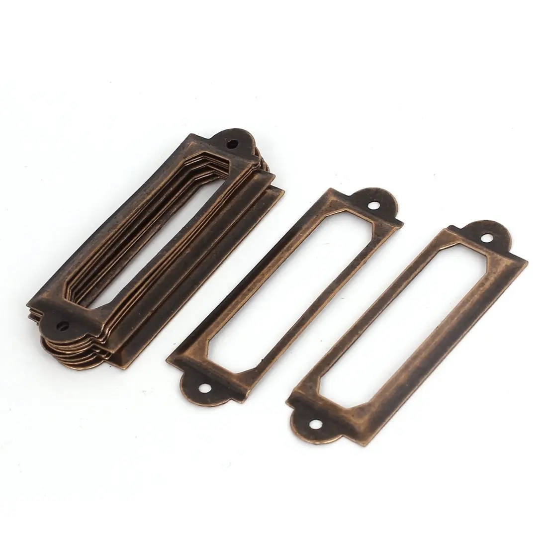 

Cabinet Drawer Nameplate Label Holder Pictures 60mmx17mm 10 pcs