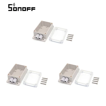 

3Pcs SONOFF Waterproof Junction Case Waterproof Box Water-resistant Shell Support Sonoff Basic/RF/Dual/Pow For Xmas Tree Lights